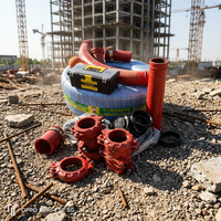 Pompe à béton diesel populaire, mini-pompe à béton sur remorque, alimentation diesel pour le coulage de béton de structures secondaires