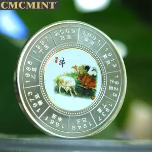 Pabrikan kustom 3D koin tantangan logam emas berlapis perak dapat dikoleksi koin perjalanan Souvenir pembeli koin antik