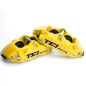 TEI de <span class=keywords><strong>Kit</strong></span> de freno grande 4-pinza de pistón de freno delantero con 330x28mm Rotor enfoque <span class=keywords><strong>MK2</strong></span> 2007-2010 de 17 pulgadas - Product Image 2