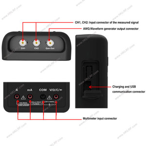 Hantek 2c42 cầm tay <span class=keywords><strong>Oscilloscope</strong></span> vạn năng 2 trong 1 đa chức năng Tester 2CH + DMM <span class=keywords><strong>40MHz</strong></span> kỹ thuật số <span class=keywords><strong>Oscilloscope</strong></span> - Product Image 3