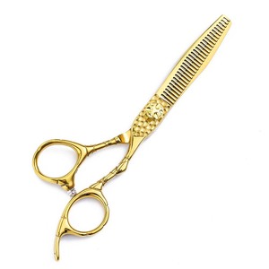 Hairdressing Scissors Set 6 Inch Gold Flat Shears Thinning Shears Salon Grade Hair Styling Tools - Product Image 3
