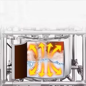 Small-Scale 5L Laboratory Reactor Stainless Steel Jacketed High-<b>Temperature</b> Double-Layer Vacuum Stirring Reaction <b>Kettle</b> 5L Stai - Product Image 1