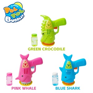 Toltolbubbles bán buôn unisex ngoài trời trẻ em Đồ chơi tự động điện 28 lỗ ánh sáng lên bong bóng nhựa súng thổi bong bóng liên tục - Product Image 2