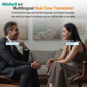 Traductor en Tiempo Real en Línea, 164 Idiomas, Auriculares Inalámbricos TWS con Pantalla Digital, Auriculares con Gancho para la Oreja, Modelo M139 - Product Image 4