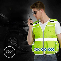 Gilet di Sicurezza ad Alta Visibilità Riflettente - Leggero e Traspirante per Lavori all'Aperto