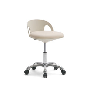 Set Kursi Dokter Kantor Rumah Sakit Bergerak dengan Roda, Kursi Perawat Medis yang Dapat Disesuaikan Tingginya - Product Image 2