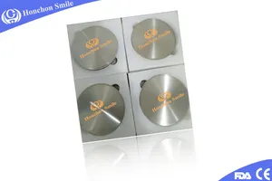 Khối kim loại Nha Khoa Lớp 5 Titan <span class=keywords><strong>CAD</strong></span> <span class=keywords><strong>cam</strong></span> khối cho implant <span class=keywords><strong>abutments</strong></span> - Product Image 3