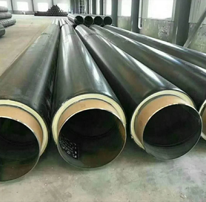 أنابيب فولاذية معزولة حراريًا مسبقة الصنع للدفن المباشر تحت الأرض لخطوط أنابيب المياه الساخنة من تصنيع خنان - Product Image 5