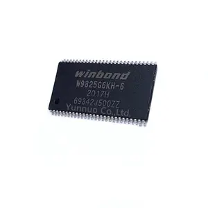 Komponen elektronik asli baru ic sirkuit terintegrasi W9825 component W9825G6KH-6