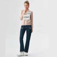 Pulls en gros personnalisables avec logo – Pulls tricotés à manches longues pour femme, couleur unie, mode hiver