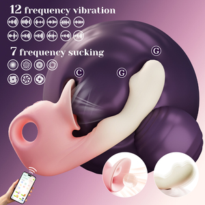 Vibrador con Control por Aplicación, Estimulador <span class=keywords><strong>de</strong></span> Clítoris, Juguete Sexual para Mujeres, Estimulación del Punto G, 12 Modos, Silicona - Product Image 5