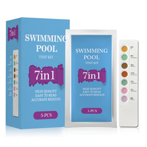 Kit de Prueba para Piscinas 9 en 1 Personalizado, Cloro Libre/Total, PH, Alcalinidad, <span class=keywords><strong>CYA</strong></span> - Product Image 4