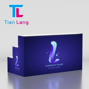 โต๊ะอลูมิเนียมแบบมีไฟ LED ด้านหลังสำหรับจัดแสดงนิทรรศการอะคริลิค - Product Image 6