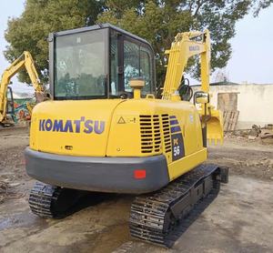 Miniexcavadora usada de alta eficiencia KOMATSU PC56 PC de segunda mano 55 56 70 78 110 120 Excavadora pequeña a la venta - Product Image 1