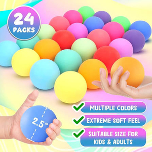 Pelota Antiestrés de Espuma Suave Personalizada con Logotipo, Juguete Divertido para Aliviar el Estrés, Regalo Promocional de Fábrica - Product Image 4