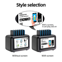 Location de batterie externe avec station de charge d'application Machine de vente à 6 emplacements et système back-end Chargement de la batterie des téléphones mobiles