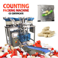 Machine de comptage et d'emballage automatique pour gélules rondes d'huile de poisson et de vitamine E