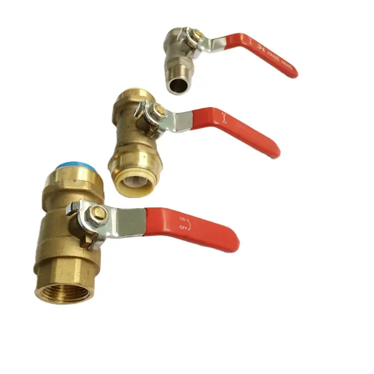 1/2" Dzr Lead Free Brass Push In Fittings Brass Pipe Compression Union Fittings For Pex Cpvc Pvc Copper Pipe Plumbing