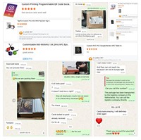 Cartes NFC personnalisées, cartes de commentaires sur les réseaux sociaux, cartes cadeaux NFC en PVC
