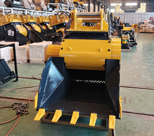 Cucharón triturador hidráulico <span class=keywords><strong>Bonovo</strong></span> con apertura de mandíbula de 1350 mm para excavadoras y aplicaciones de roca/piedra en construcción - Product Image 1