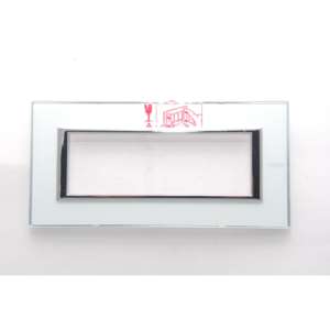 HA4804VKA 4 Places Rectangulaire Kristall Plat En Verre Nouveau Stock AXOLUTE FABRICANT BTICINO/LEGRAND en ITALIE - Product Image 1