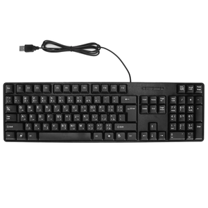 Computador teclados design ergonômico durável USB com fio árabe Inglês teclado mecânico para laptops PC - Product Image 4