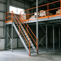 Plateforme de travail modulaire en acier robuste avec protection anticorrosion pour entrepôt, idéale pour le stockage efficace et la conception personnalisée.