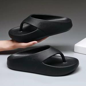 Sandales d'été pour hommes, tongs d'extérieur durables, antidérapantes, à semelle souple, chaussures d'eau, sandales de plage - Product Image 1