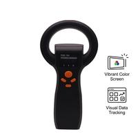 Escáner de Animales RFID con Pantalla TFT a Color de 1.14'', Lector de Microchip Portátil FDX-B HDX
