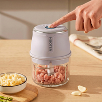 Mini elektrische voedselhakker USB oplaadbare groentehakker knoflookpers vleesmolen keukenmachine voor de keuken