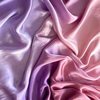 Tissu en Chiffon Imprimé Dégradé Ombre 2026, en Polyester Transparent, Idéal pour Robes de Demoiselle d'Honneur et de Soirée