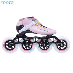 Pattini in Linea da Velocità SeeMore Selection in Fibra di Carbonio, Leggeri e ad Alte Prestazioni <span class=keywords><strong>per</strong></span> <span class=keywords><strong>Adulti</strong></span> e Bambini, <span class=keywords><strong>per</strong></span> Uso Esterno - Product Image 2