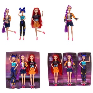 Bambole da 10 Pollici Adams Wednesday, Pacchetto Bambola Donna Stile Coreano, in PVC Vinile, Cartone Animato Anime - Product Image 2