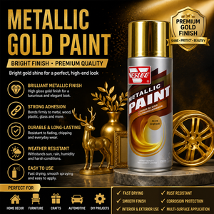 <span class=keywords><strong>Pintura</strong></span> en Aerosol Cromada Metálica Dorada Resistente a la Corrosión para Metal, Servicio de <span class=keywords><strong>Precio</strong></span> de Fábrica al por Mayor - Product Image 3