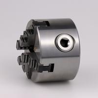 Mandrin de tour auto-centrant SANOU 80 mm (3 pouces) à 4 mors en acier, haute précision, idéal pour petits tours d'usinage