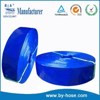 Tuyau d'irrigation de haute qualité de 80mm bleu carrelé tuyau d'eau flexible de 3 pouces 3 "100m tuyau plat