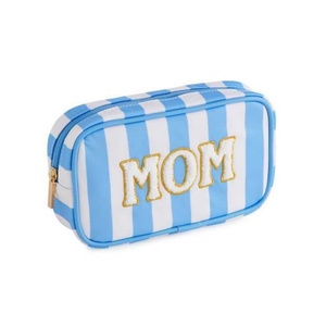 Borsa <span class=keywords><strong>per</strong></span> la mamma con lettera di Oxford Borsa cosmetica con etichetta ricamata in Nylon graziose borse <span class=keywords><strong>per</strong></span> il trucco di moda <span class=keywords><strong>per</strong></span> la mamma e le donne - Product Image 4