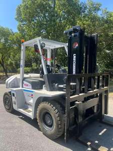 Montacargas de 7 Toneladas en Venta, Diésel, Mástil de Dos Etapas, Altura de Elevación de 3 m, Motor TCM FD70 Original de Japón Usado, Entrega Rápida - Product Image 4