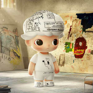 POP MART Original 100% Just DIMOO Jean-<span class=keywords><strong>Michel</strong></span> Basquiat Collection New Condition Cartoon Toy en ABS PVC EVA Material - Product Image 4