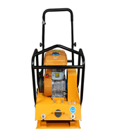 Compacteur à plaque vibrante haute efficacité 73 kg, style C90, machine de compactage à essence 170F, force d'excitation 18KN, 6000 VPM