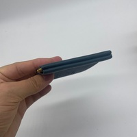 Tampon personnalisé imprimé en cuir Pu rangement étanche pour écouteurs passeport rouge à lèvres pochette en cuir avec aimant fermé