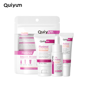 Crème éclaircissante au rétinol QUIYUM 2024, anti-âge, élimine les rides, crème pour le visage et les yeux au rétinol, essence avec acide hyaluronique - Product Image 3