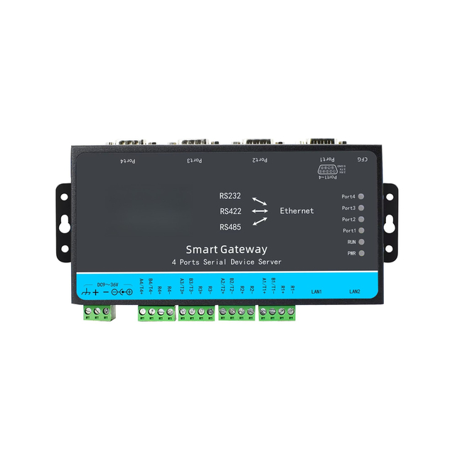 Dual Ethernet Serial Server RS232 RS485 RS422 TCP UDP Serial Server