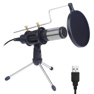 Studio D'enregistrement professionnel USB Micro À Condensateur avec trépied pour Téléphone PC Skype En Ligne Jeu Vloguer - Product Image 1