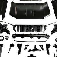 Pièces de voiture : Pare-chocs avant et phares pour Toyota Prado 150 FJ150 (2010-2017), kit carrosserie de mise à niveau facelift 2020-2023, accessoire de tuning