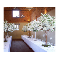 Fleurs artificielles en soie en gros pour la décoration de mariage, centre de table, petit faux cerisier en fleurs, 120 cm, 150 cm, 200 cm