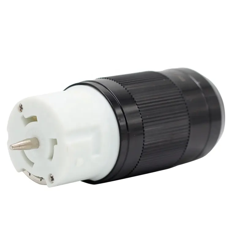 50 amp Máy phát điện kết nối với pin 125/250V USA/Canada NEMA SS 2-50r Marine Shore 4-pin thẳng lưỡi kết nối 3 cực