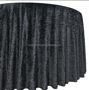 <span class=keywords><strong>Nappe</strong></span> ronde en velours <span class=keywords><strong>noir</strong></span> de 120 pouces, simple, faite à la main, lavable, pour les mariages, les événements <span class=keywords><strong>et</strong></span> les hôtels - Product Image 5