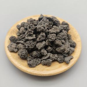 Paisaje de pavimentación de <span class=keywords><strong>piedra</strong></span> pómez negra de alta calidad 3-5 cm <span class=keywords><strong>Precio</strong></span> de <span class=keywords><strong>piedra</strong></span> de lava de roca volcánica Natural negra - Product Image 2