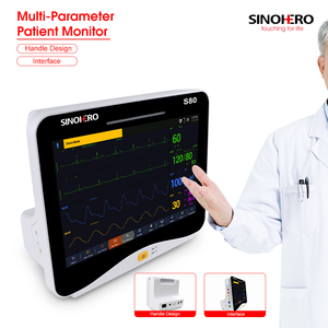 Keluaran baru Monitor perawatan hewan Multi parameter perawatan hewan peliharaan klinik hewan peliharaan menggunakan Monitor pasien hewan dokter hewan portabel